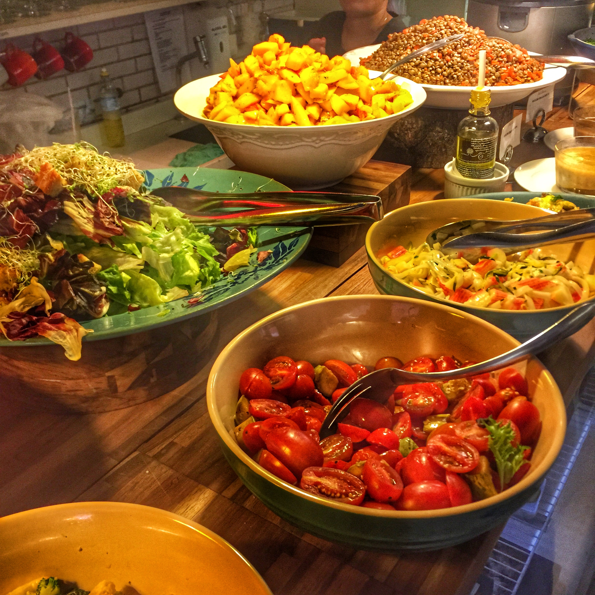Buffet de almoço - Las Chicas Gourmet Garage - Blog Fit Food Ideas