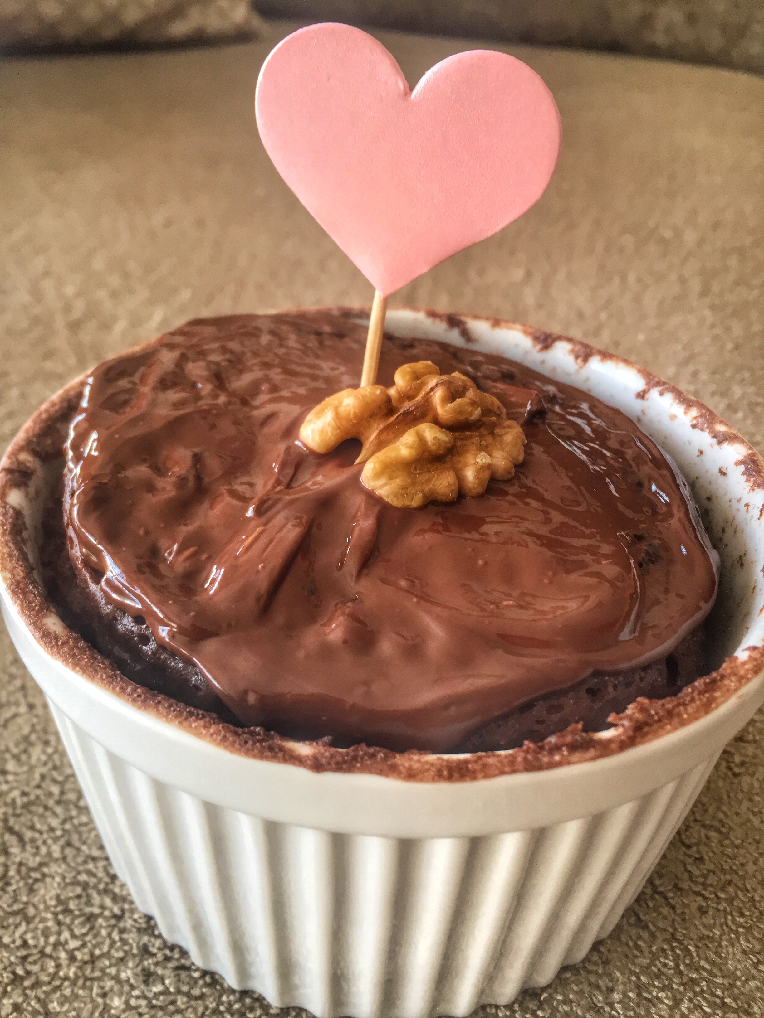 Mini bolo de chocolate - Blog Fit Food Ideas