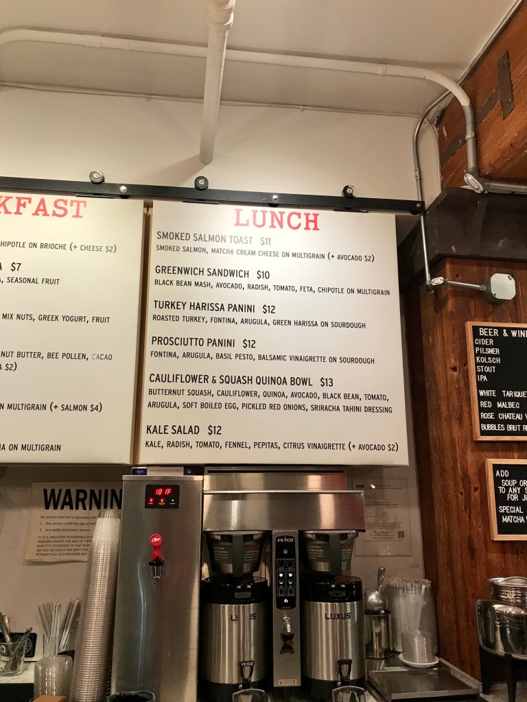 lunch menu